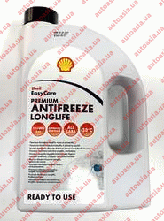Автохимия - Автохимия: Антифриз - Антифриз Shell Premium (красный) G12, 4 литр - Фото №1