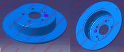 Запчасти Chery Tiggo 3 FL - Чери Тиго 3 fl: Тормозная система - Диск тормозной задний, Оригинал - Фото №1