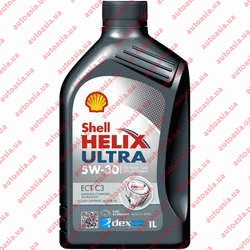 Автохимия - Автохимия: SHELL - Масло моторное SHELL Helix Ultra ECT С3 5W30, 1 литра - Фото №1