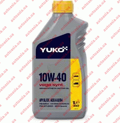 Автохимия - Автохимия: YUKO - Масло моторное VEGA SYNT 10W-40 1L - Фото №1