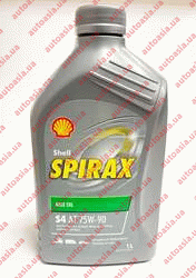 Автохимия - Автохимия: SHELL - Масло трансмиссионное Shell Spirax S4 AT 75W90, 1 литр - Фото №1