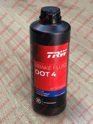 Автохимия - Автохимия - Жидкость тормозная. DOT4 0.5л (выр-во TRW) - Фото №1